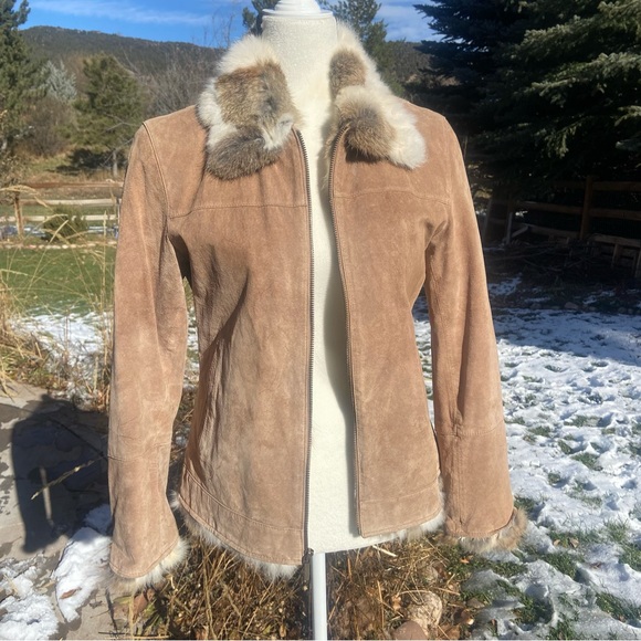 Colebrook Jackets & Coats Colebrook Suede Leather Jacket From